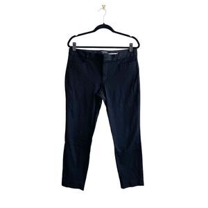 Banana Republic Womens Sloan Straight Leg Pants Mid Rise Black Size 10